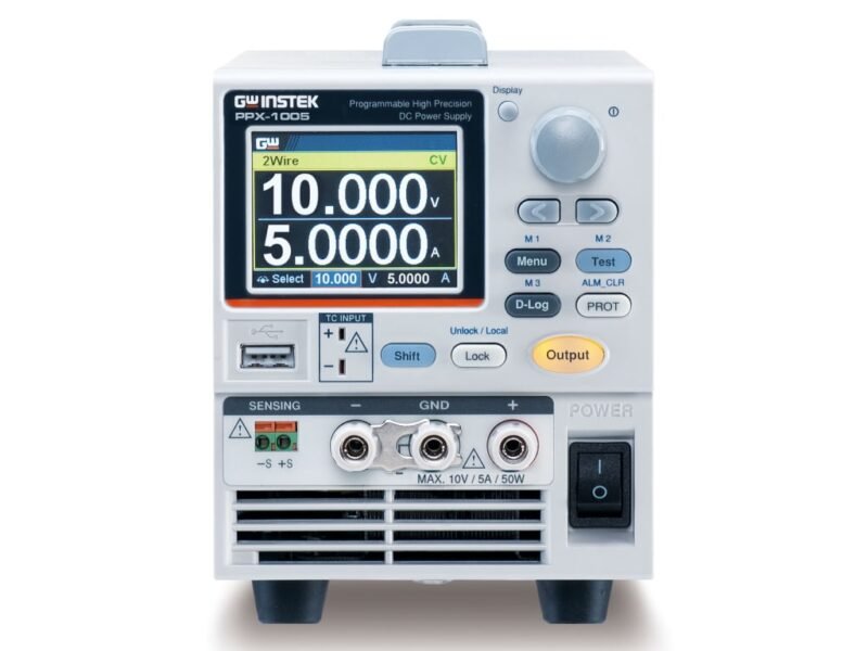 InstekPPX-1005.jpg Instek PPX-1005 - Programmable, High Precision DC Power Supply (10V / 5A / 50W)