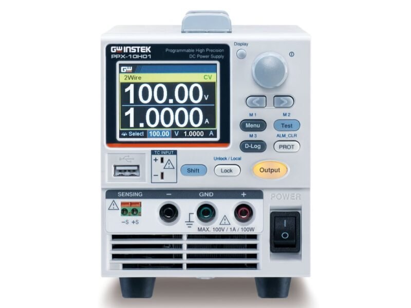 InstekPPX-10H01.jpg Instek PPX-10H01 - Programmable, High Precision DC Power Supply (100V / 1A / 100W)