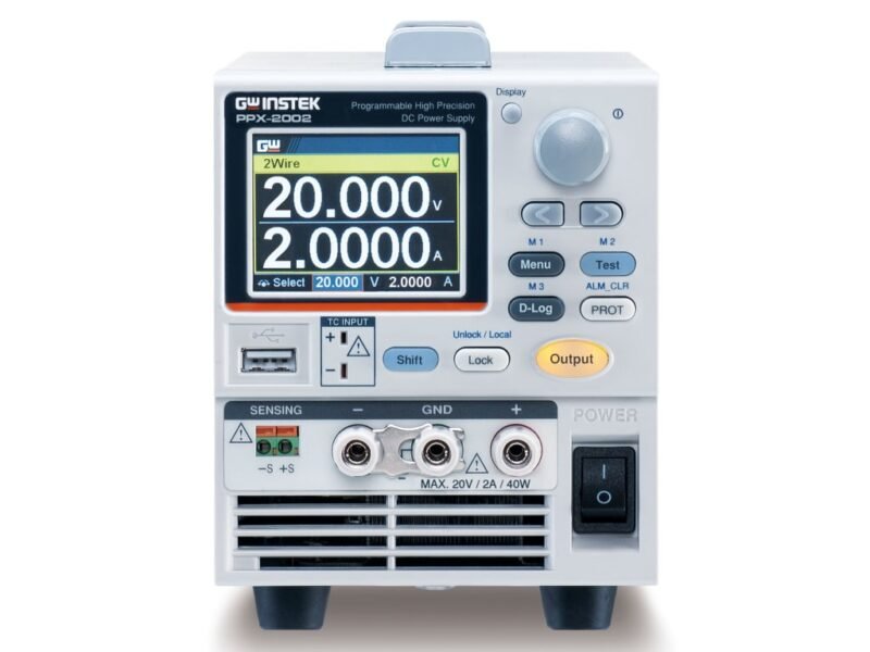 InstekPPX-2002.jpg Instek PPX-2002 - Programmable, High Precision DC Power Supply (20V / 2A / 40W)