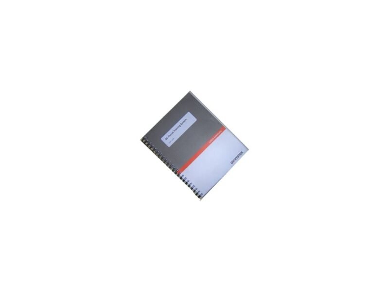 Instek_GBK002.jpg A notebook featuring a white background adorned with red lines, showcasing a clean and organized design.