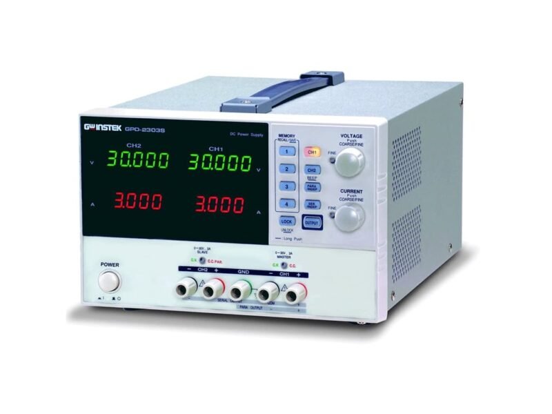 Instek_GPD-2303S_new.jpg Instek GPD-2303S DC Power Supplies 2 Channels, 180W Programmable Linear