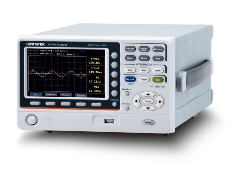 Instek_GPM-8320-main.jpeg Instek GPM-8320 - Digital Power Meter with LAN/USB/RS-232 Interface, 2-Channels