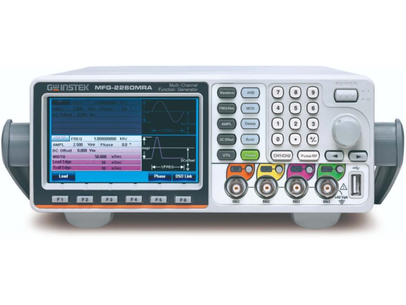 Instek_MFG-2260MRA.jpg Instek MFG-2130M - 30MHz Single Channel Arbitrary Function Generator with Pulse Generator, Modulation