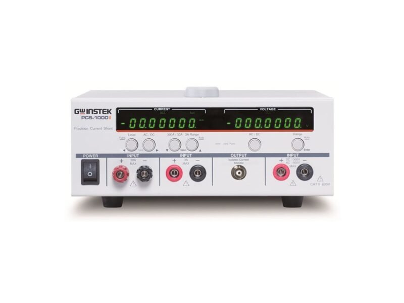 Instek_PCS-1000i.jpg A white and black power supply device, showcasing a sleek and modern design suitable for various electronic applications.