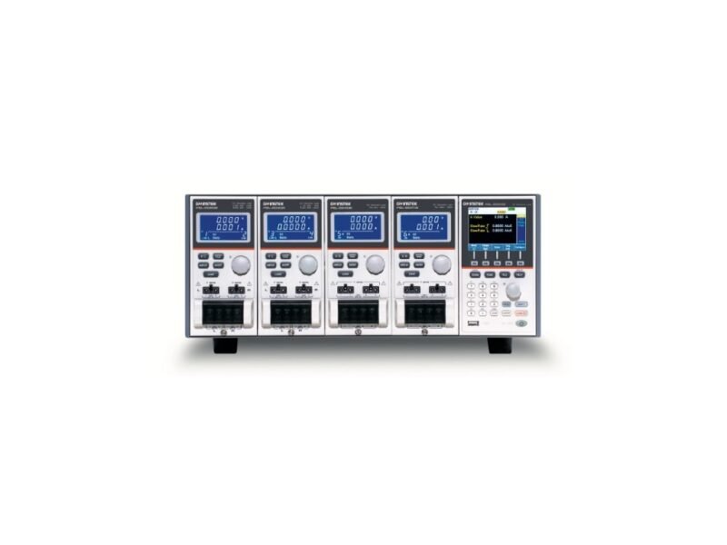 Instek_PEL-2004B.jpg A four-way digital multimeter displaying four distinct types of measurement functions for versatile electrical testing.
