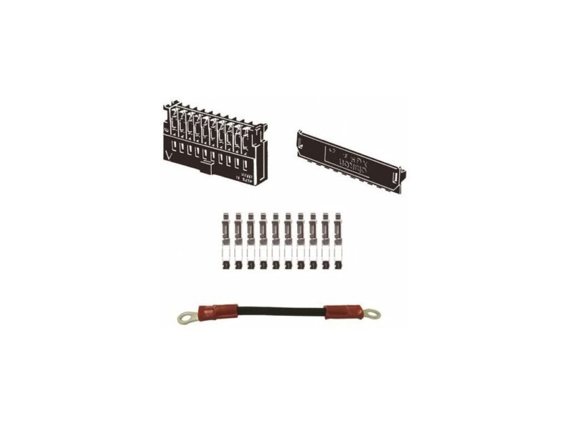 Instek_PSW-001.jpg A collection of electrical components featuring multiple screwdrivers and a screw, arranged neatly on a surface.
