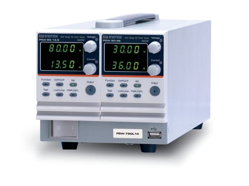Instek_PSW-720L14_-_Dual-Channel_Programmable_Switching_DC_Power_Supply.jpg Instek PSW-720L14 - Dual-Channel Programmable Switching DC Power Supply, CH1: 30V, CH2: 80V, 720W