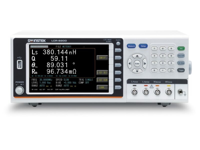 LCR-8200Series.jpg Instek LCR-8201 - High Frequency LCR Meter, 10Hz - 1MHz