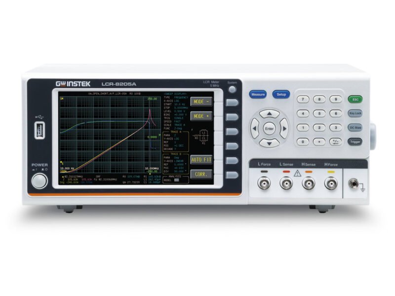 LCR-8205A_F.jpg Instek LCR-8205A - High Frequency LCR Meter (10Hz - 5MHz)