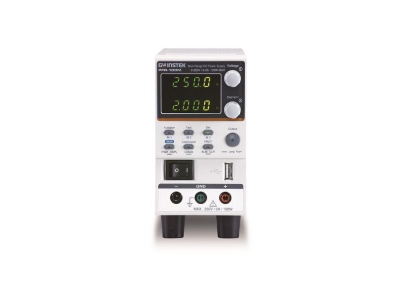 PFR-100M.jpg Instek PFR-100M (0~250V/0~2A/100W) Fanless Multi-Range DC Power Supply