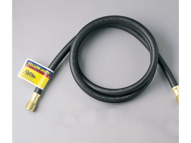 PLusIICharginghose.png Yellow Jacket 15896 - 96″ PLUS II Heavy Duty Charging/Vacuum Hose (“C” 1/2″ x 1/2″)