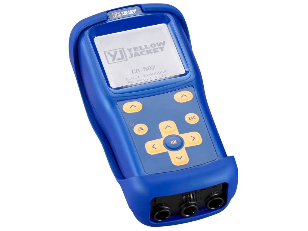 Yellow Jacket CA502 – Combustion Analyzer; Ambient CO Monitor, Manometer and Analyzer