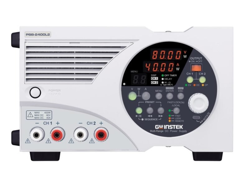 psb_2400l2_image_2.jpg Instek PSB-2400L2 (0~80V x 2 / 0~40A x 2 / 800W) Multi-Range DC Power Supply