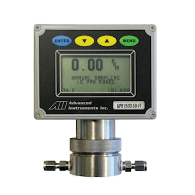 AII-GPR-1500-2500gb.png An electronic pressure gauge displayed against a clean white background, showcasing its digital readout and design.