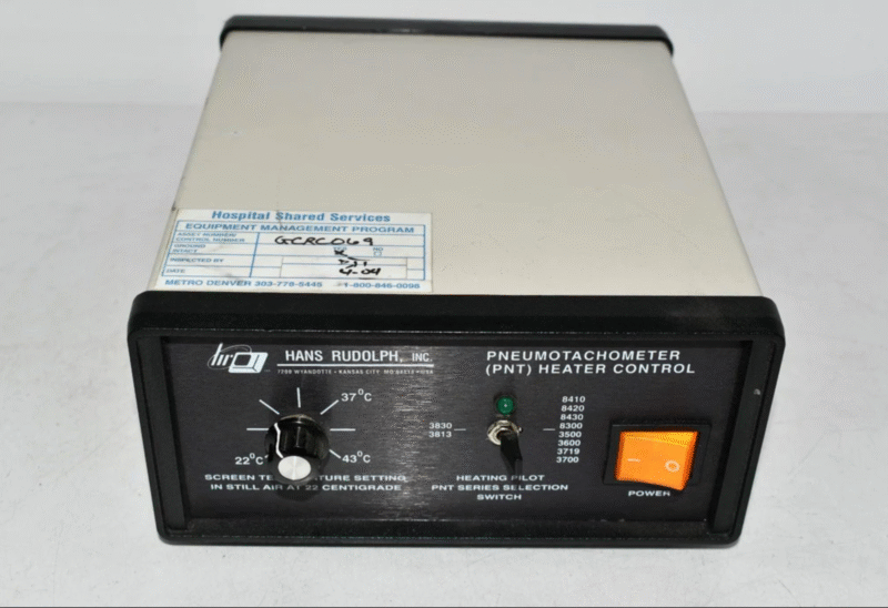 Screenshot 2025-07-28 at 22.46.41 Hans Rudolph 3850 Pneumotachometer Heater Control 3850A – Precision Heating for Respiratory Flow Measurement